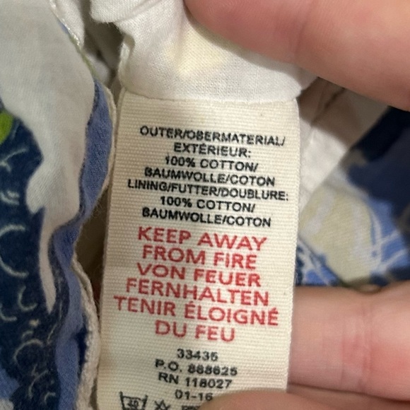 Mini Boden Countryside Sheep Blue & Yellow Cotton Dress SIZE 4/5 - Picture 3 of 4